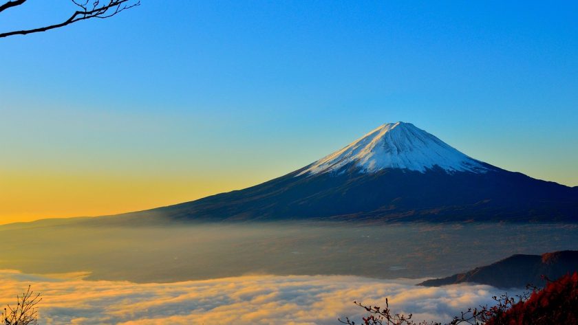 Het landschap van Japan