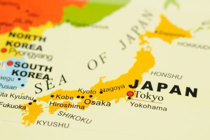 Kaart van Japan